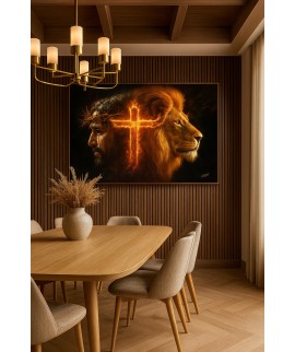 Quadro Decorativo Leão de Judá