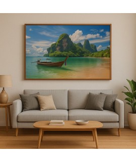 Quadro Decorativo Barco